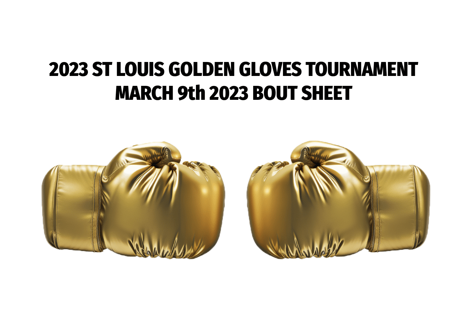 MARCH 9TH Golden Gloves STL